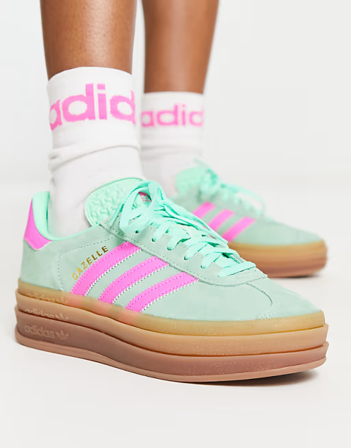 Adidas Gazelle Bold Mint Pink