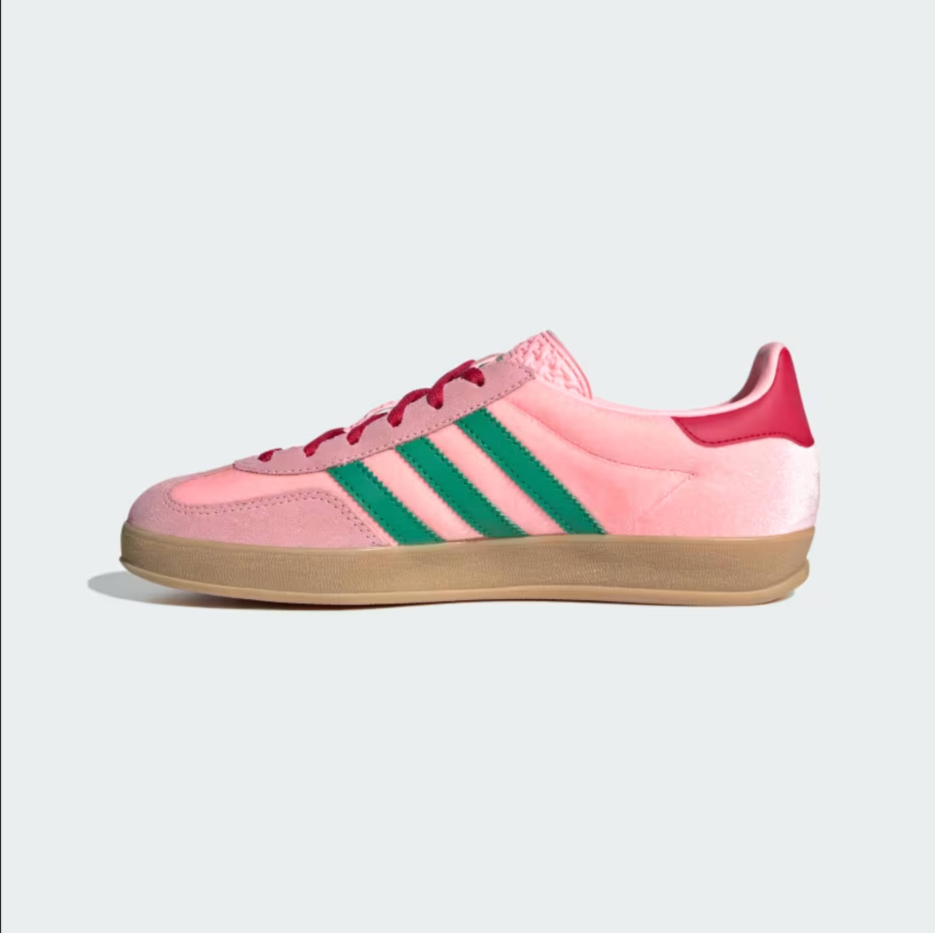 Adidas Gazelle Indoor Court Green / Glow Pink