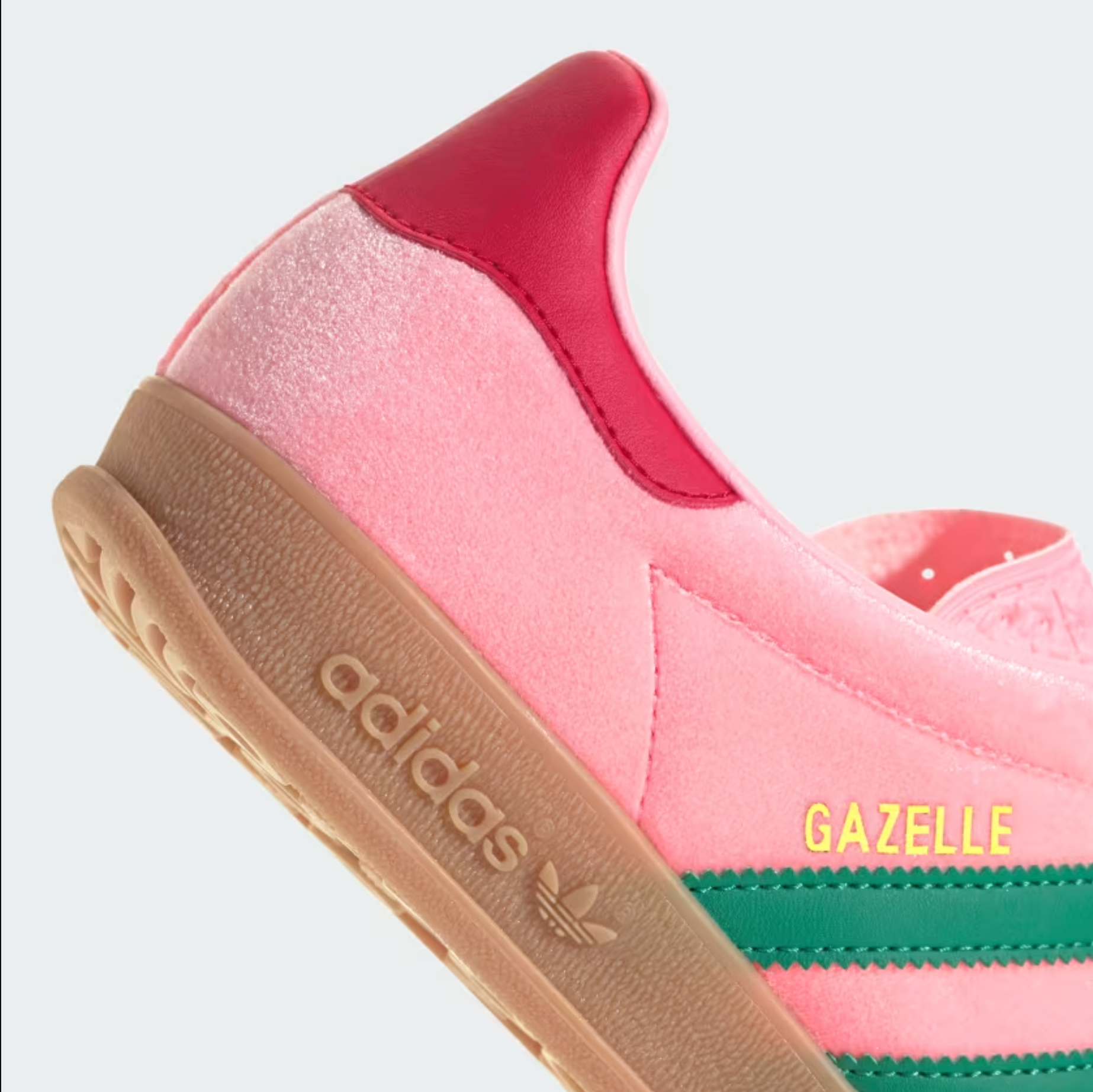 Adidas Gazelle Indoor Court Green / Glow Pink