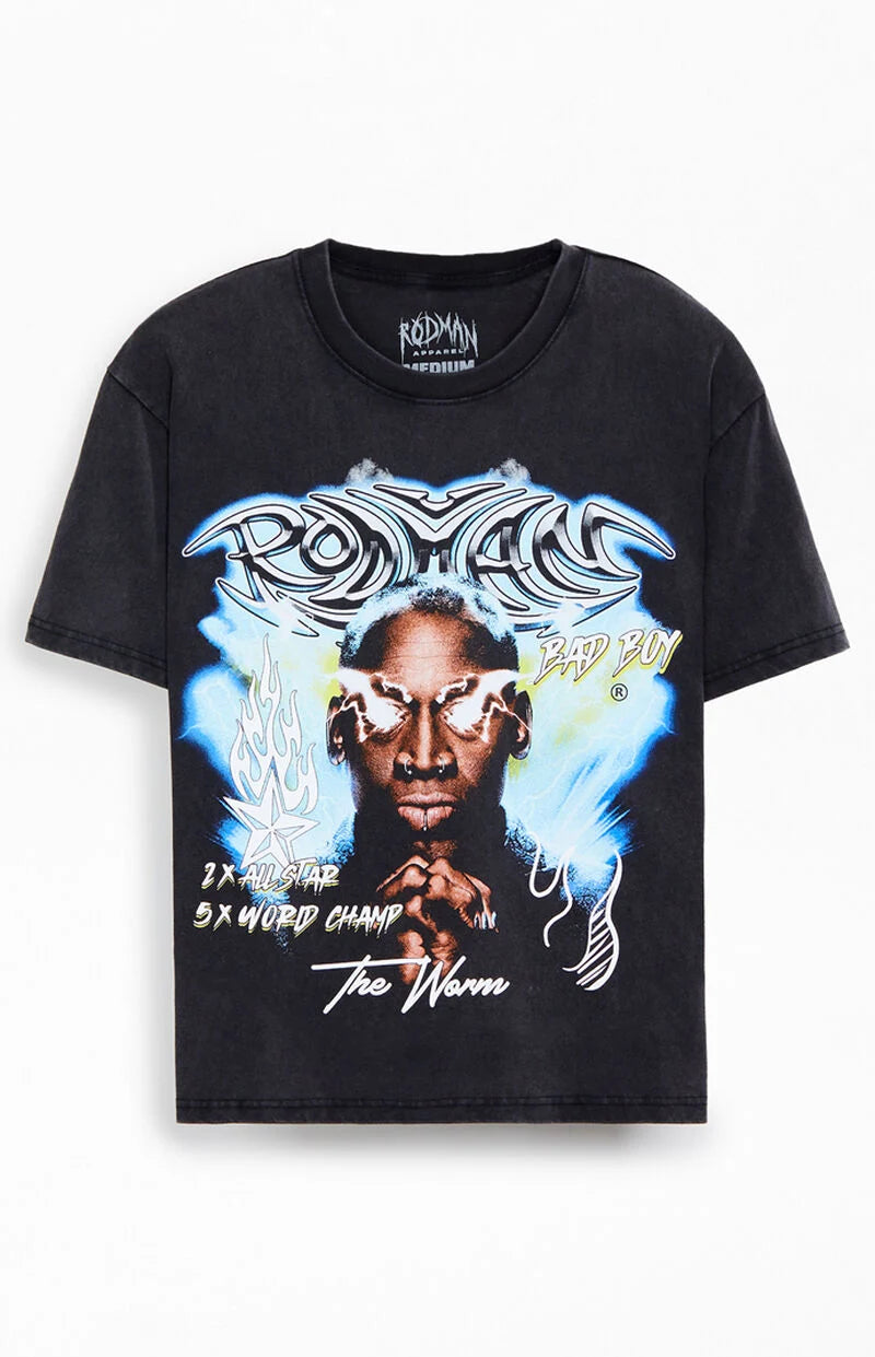 RODMAN BRAND Dennis Rodman Electric Eye Oversized T-Shirt