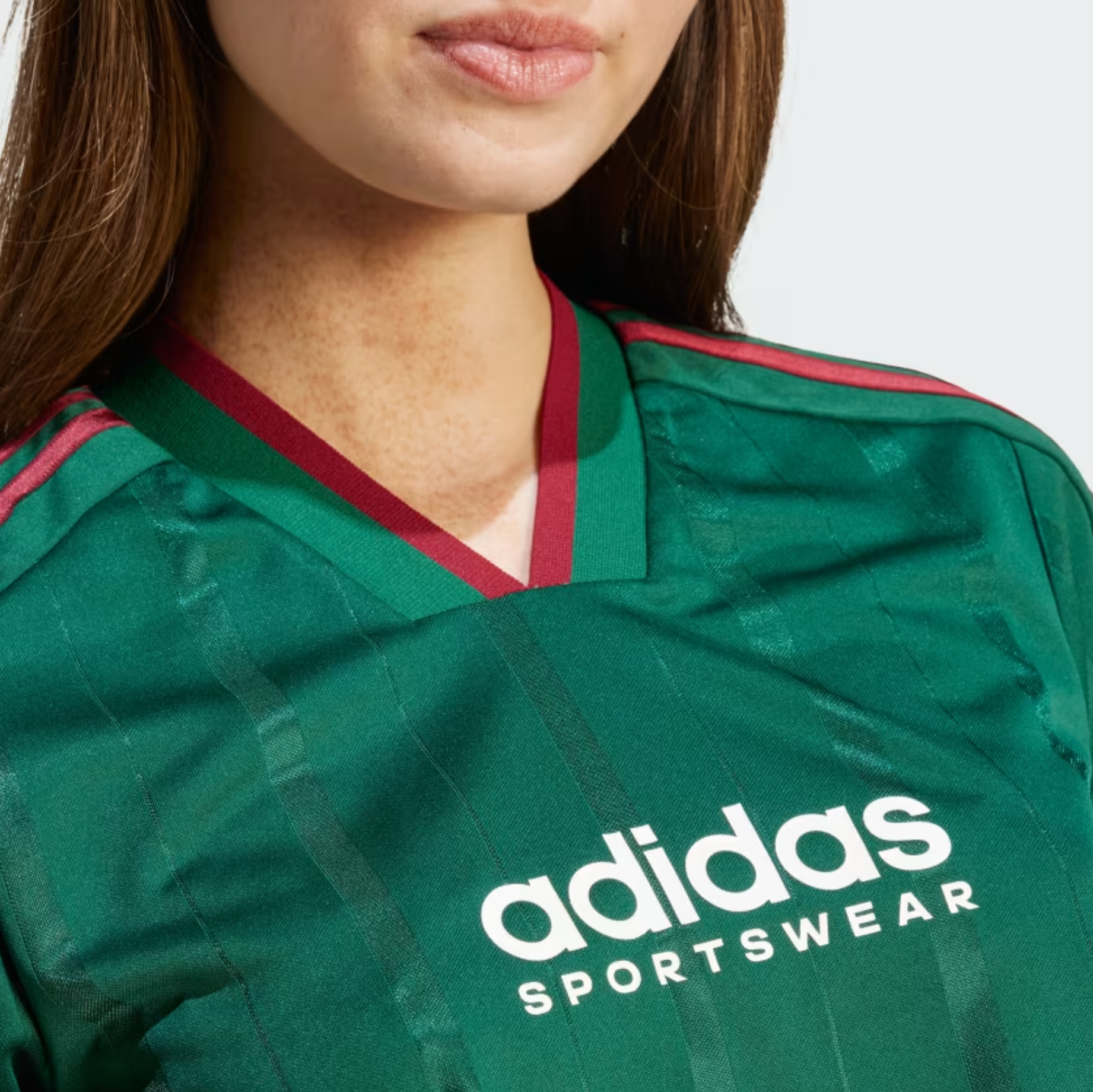 Adidas 3-Stripes Cropped Jersey