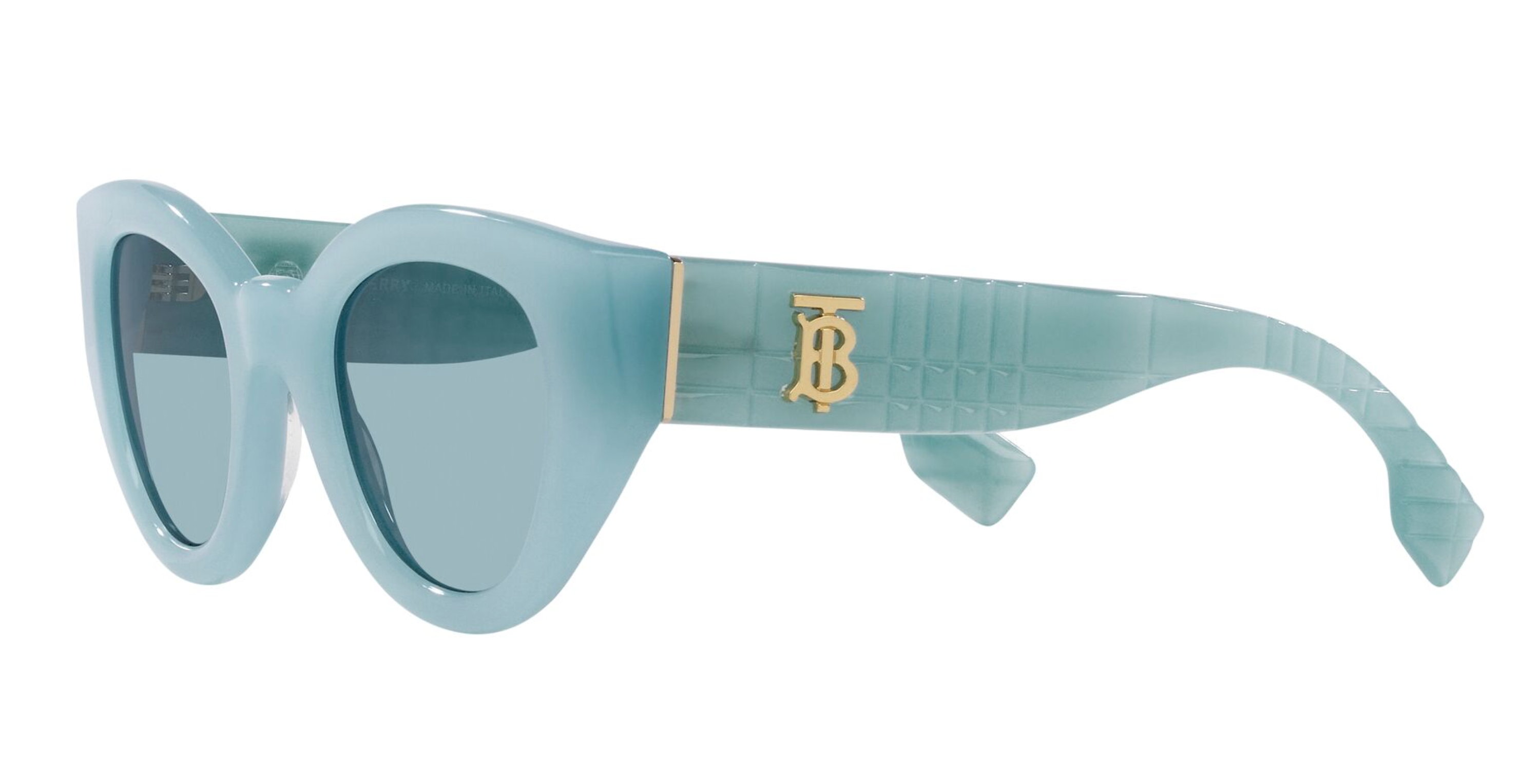 Burberry Meadow Blue Cat Eye Ladies Sunglasses