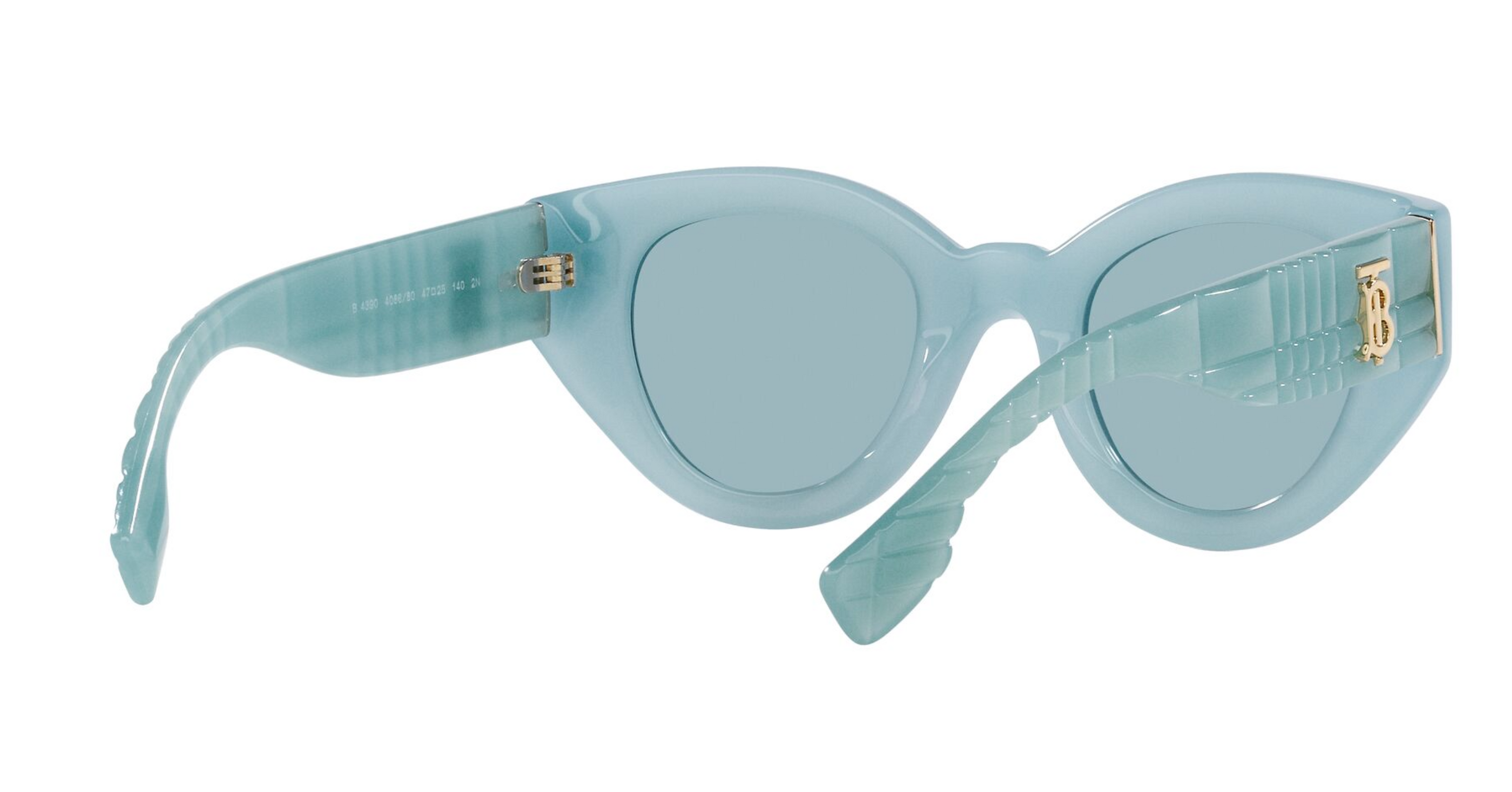 Burberry Meadow Blue Cat Eye Ladies Sunglasses