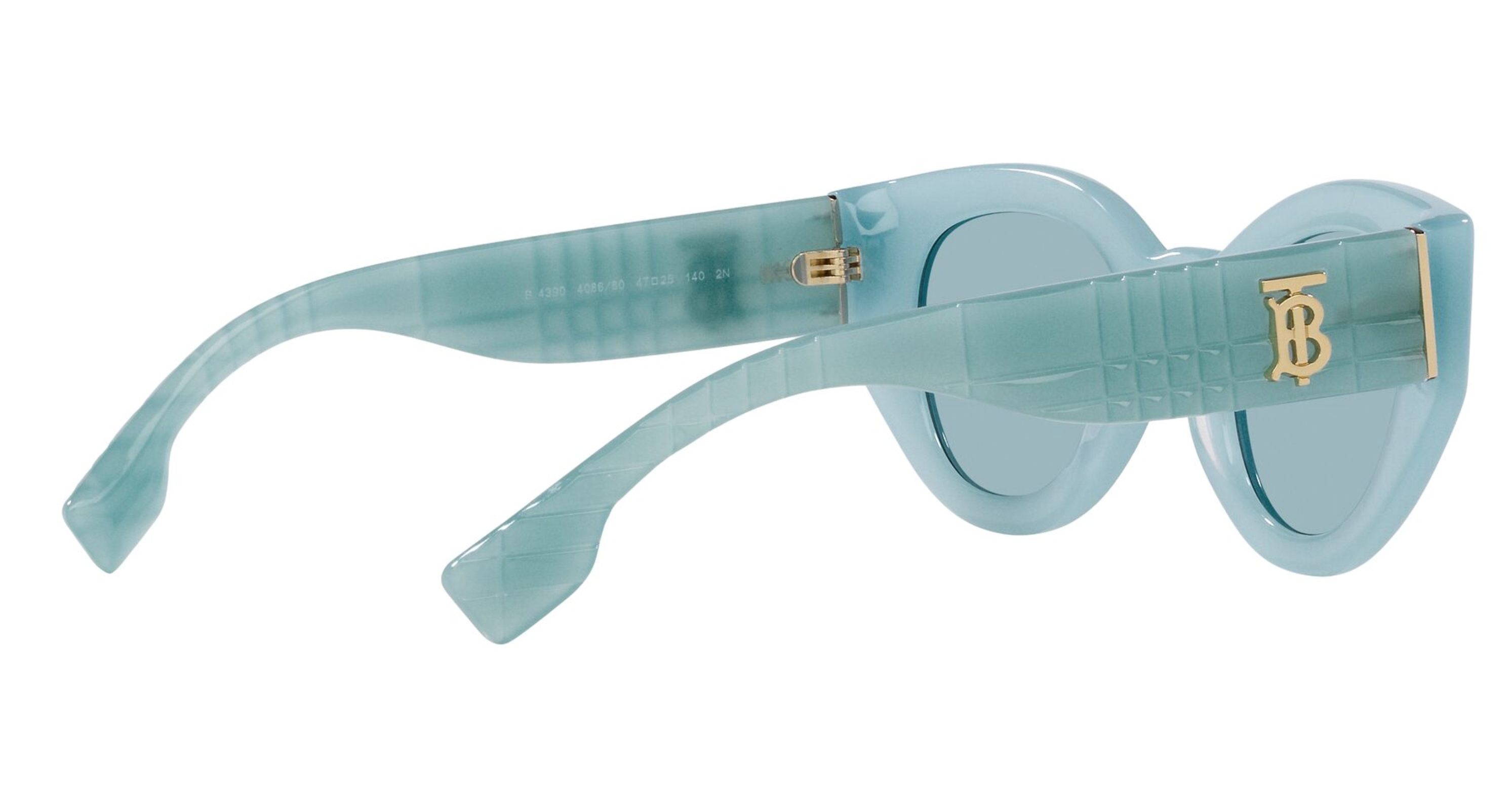 Burberry Meadow Blue Cat Eye Ladies Sunglasses
