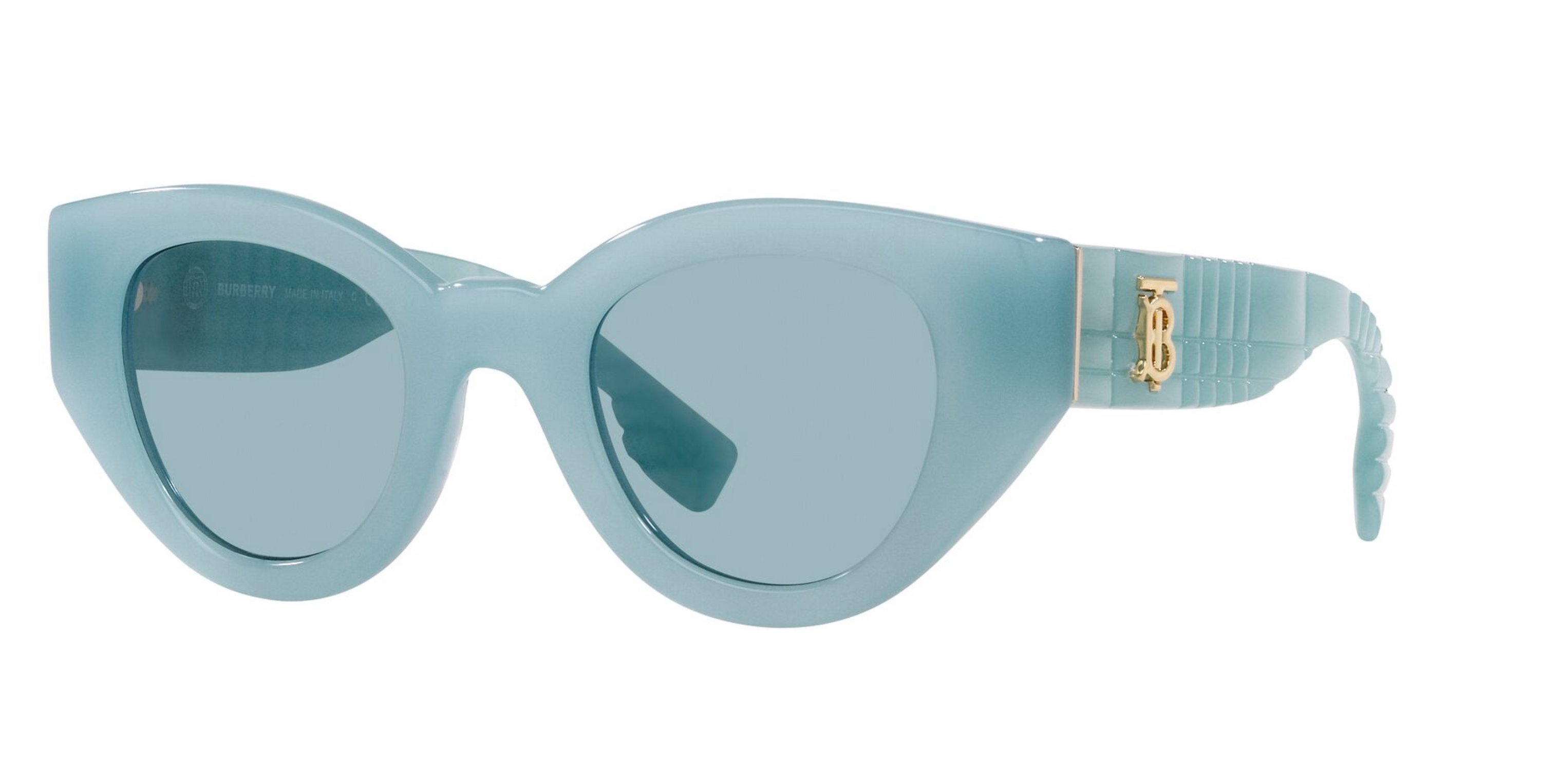 Burberry Meadow Blue Cat Eye Ladies Sunglasses
