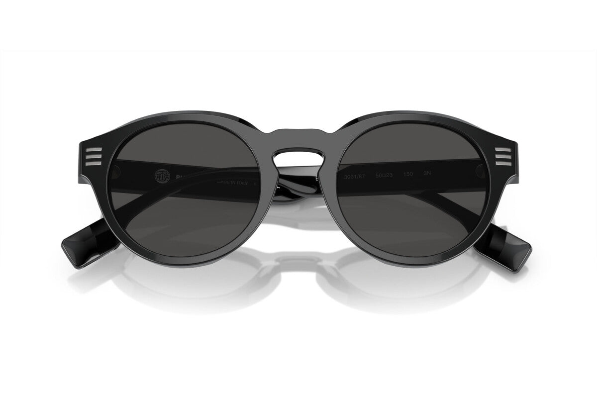 Burberry Gafas Negras Redonas de Hombre
