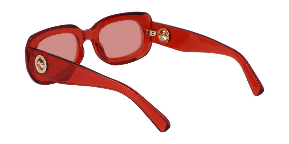Longchamp Orange Rectangular Ladies Sunglasses